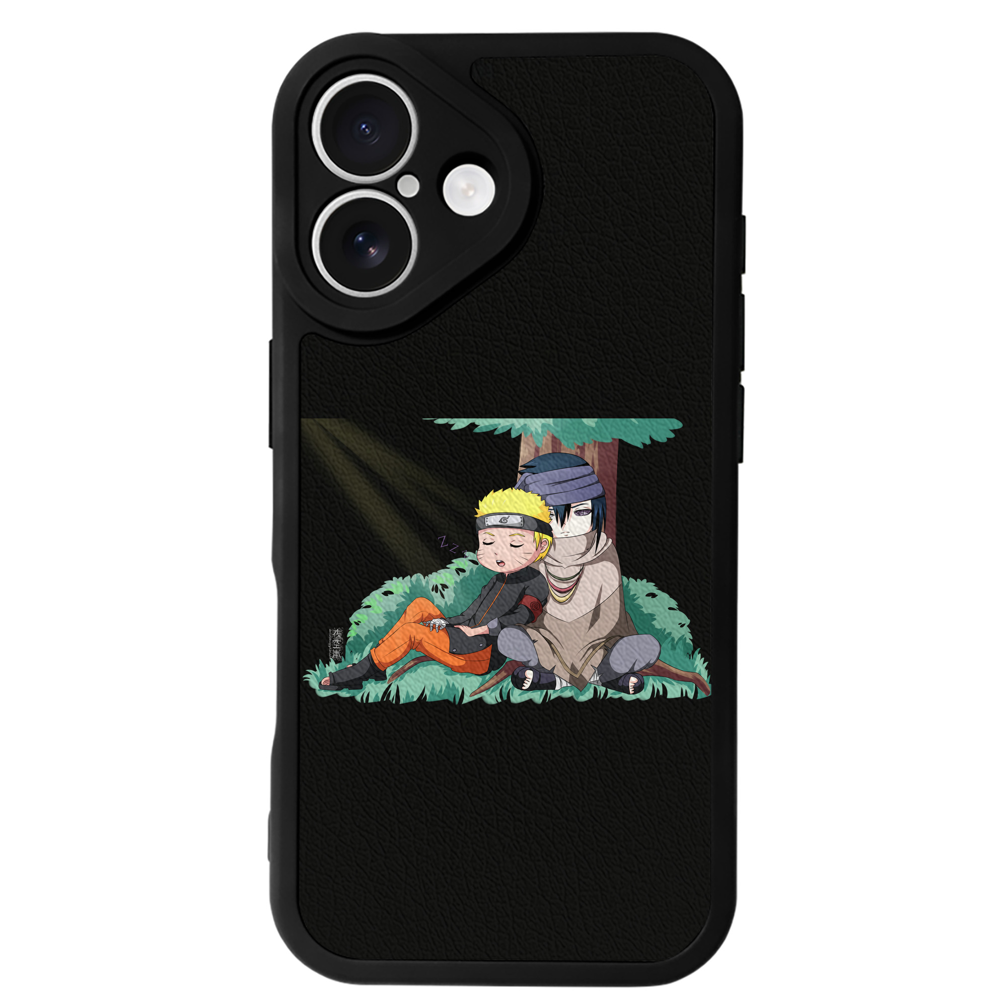 （画像用） NARUTO -ナルト- うずまき ナルト Uzumaki Naruto 【iPhone 16シリーズ対応】シリコンスマホケース（レザー調） 材質：シリコン